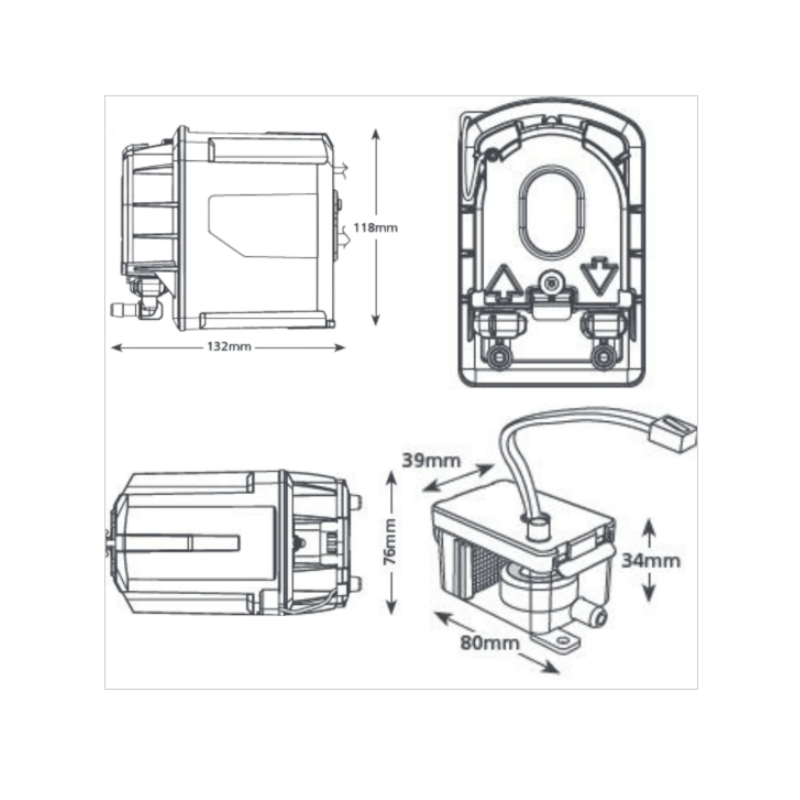 POMPE ASPEN PERI PRO AIR  15L/ (FLOTEUR)